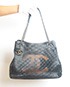 Laser Cut Perforated CC Tote, front view